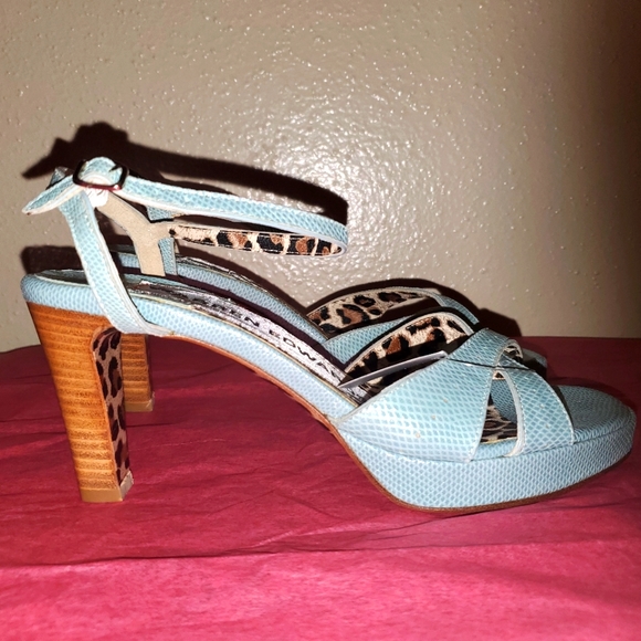 Warren Edwards Womens Open toe High Heeled Sandals 8.5 - Picture 6 of 12